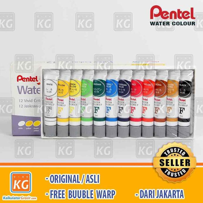 

CAT AIR PENTEL 12 WARNA LUKIS - WATER COLOURS PENTEL WFRS 12 COLOURS