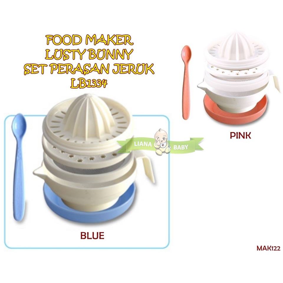 MAK122 FOOD MAKER LUSTY BUNNY SET PERASAN JERUK LB1334
