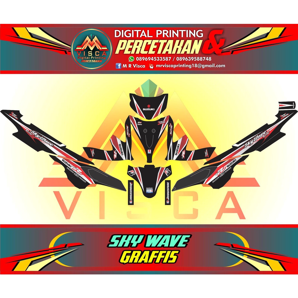 stiker decal skywave fullbody - decal stiker skywave fullbody