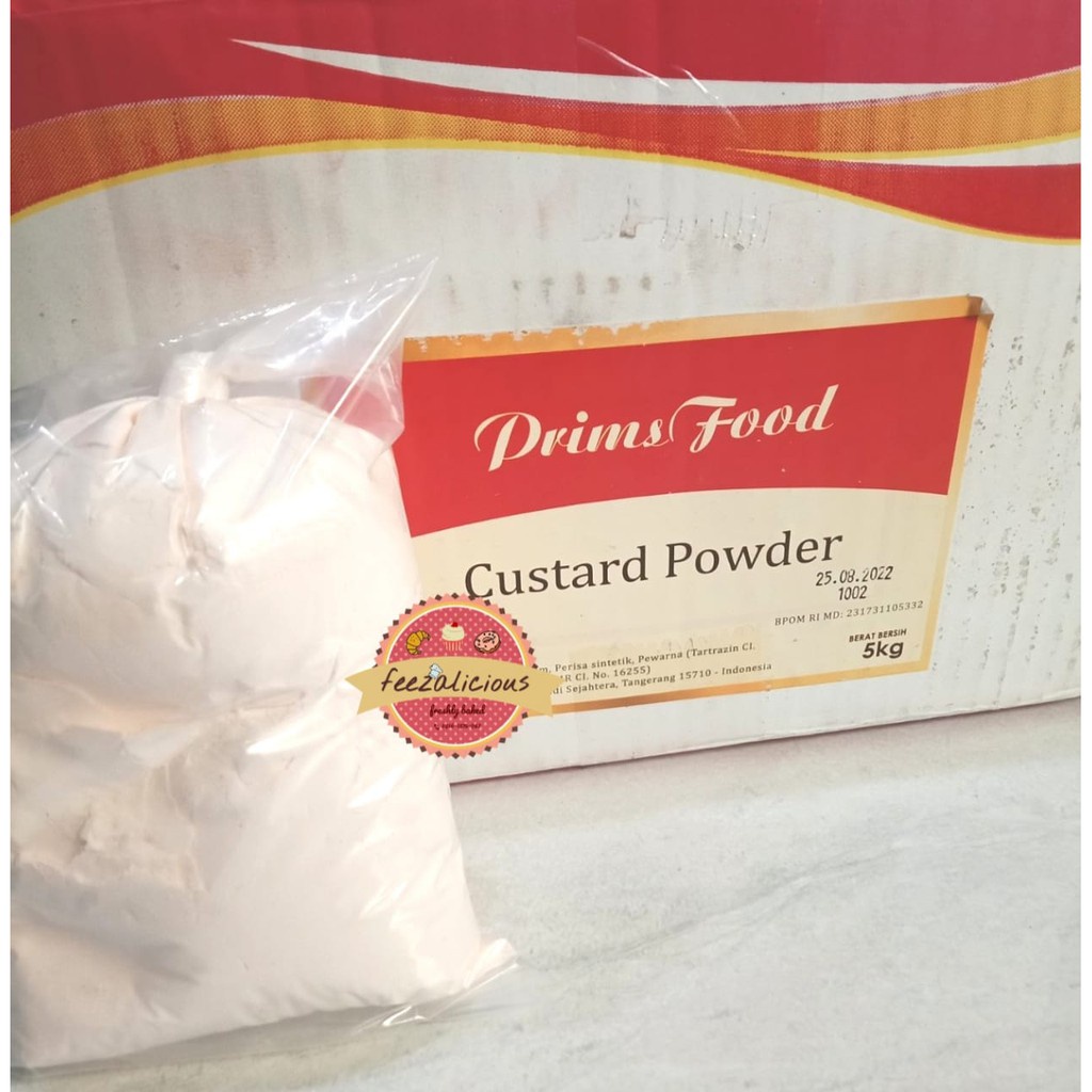 

Primsfood Custard Powder / Tepung Custard / Tepung Premix Vla Kemasan 250 Gram