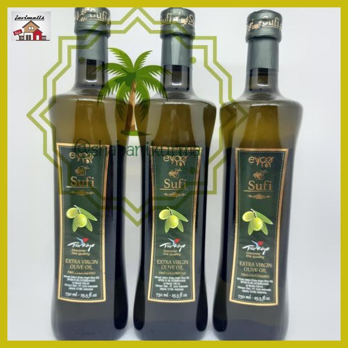 

IDNAMPERKAP- MINYAK ZAITUN SUFI EXTRA VIRGIN OLIVE OIL 750ML -ASLII.