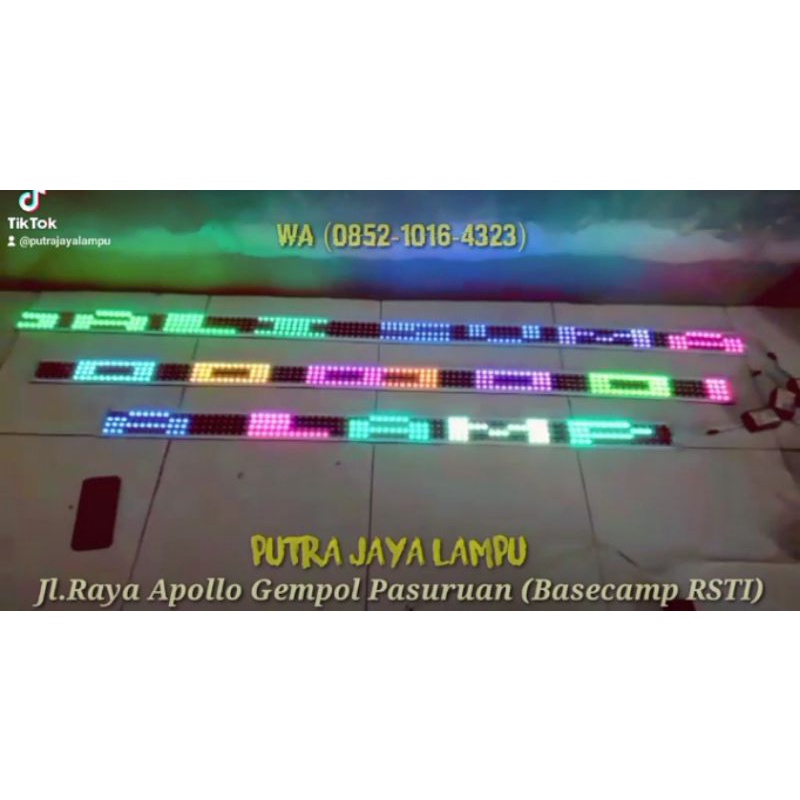 Strobo running text 200cm