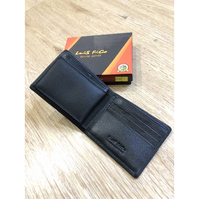 DOMPET KULIT ASLI DOMPET PRIA KULIT ASLI DOMPET KULIT MURAH MERIAH LUIS FIGO DOMPET LOGO KULIT