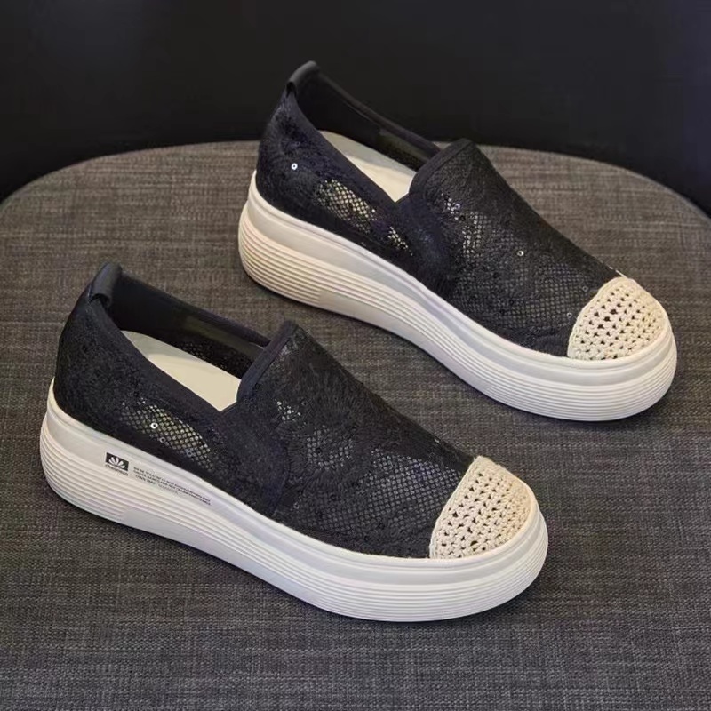 Sepatu Sandal Wedges Wanita Import Premium Quality F42