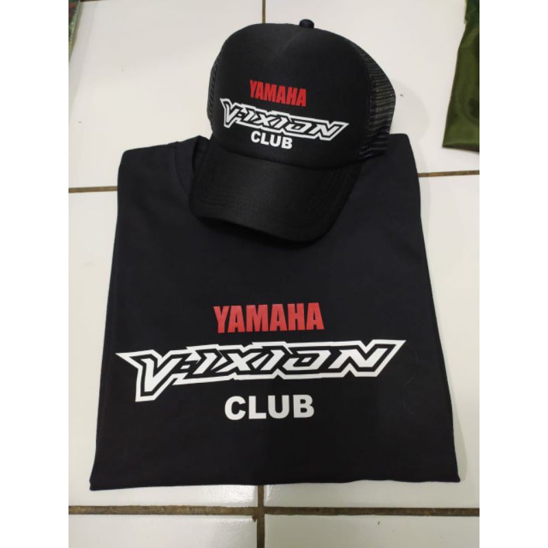 BAJU KAOS T-SHIRT YAMAHA V-IXION CLUB // KAOS MOTOR // KAOS KOMUNITAS // KAOS RACING