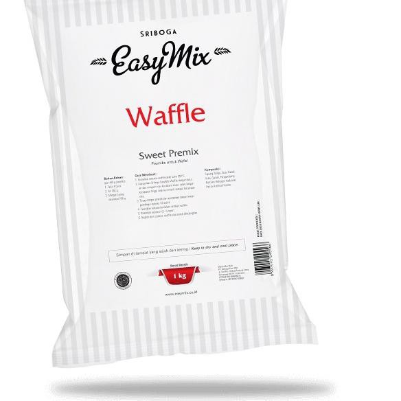 

>J_39 Tepung Premix SRIBOGA EASYMIX WAFFLE 1kg TERLAKU..!!