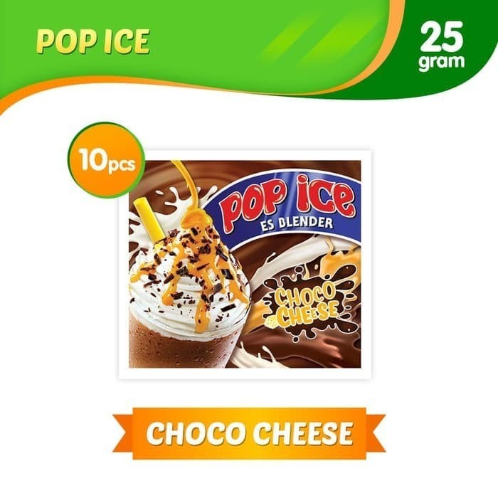 Pop Ice Renceng Es Blender Bubuk Minuman Choco Cheese Keju Coklat