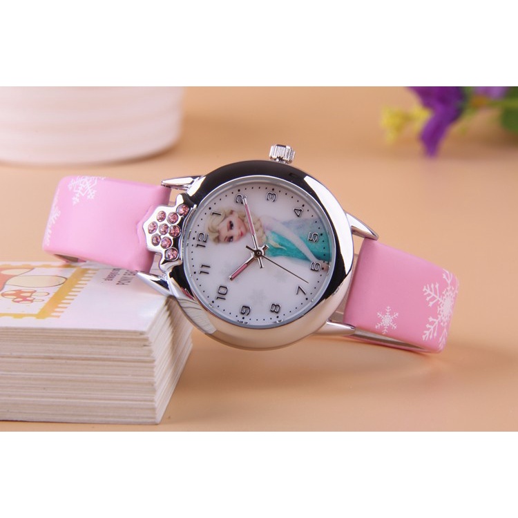 (100% BARANG ORI) JOYROX Jam Tangan Anak Perempuan Princess Elsa Anna Frozen - FG0701A