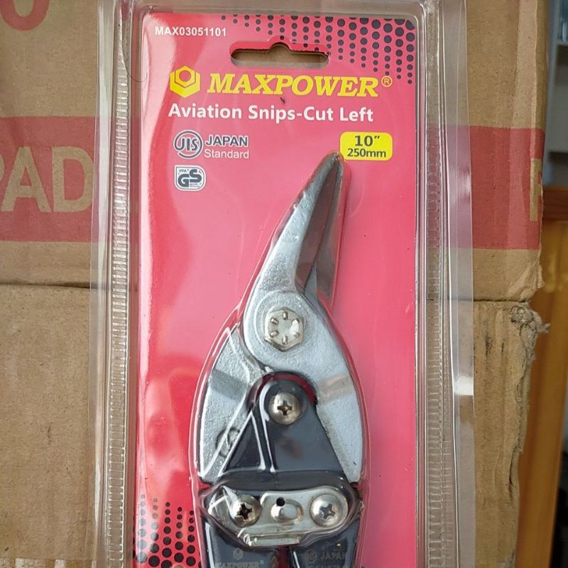 gunting seng gunting hollow potong kiri aviation snips cut left 10 inch