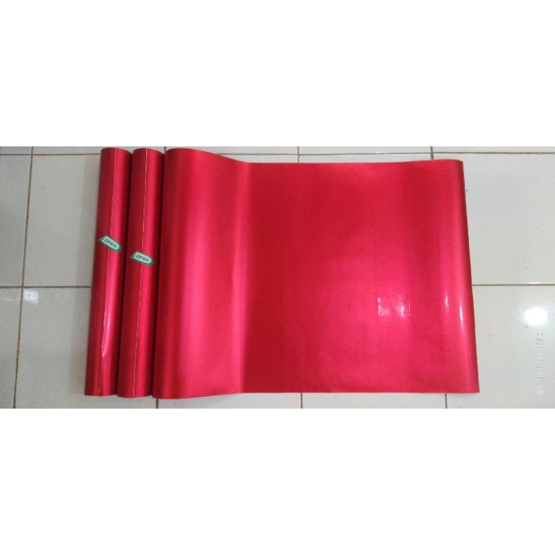 Stiker Sticker Skotlet Metalik Doff Merah Motor Mobil Merah Matt Chrome Merah Doff Satin