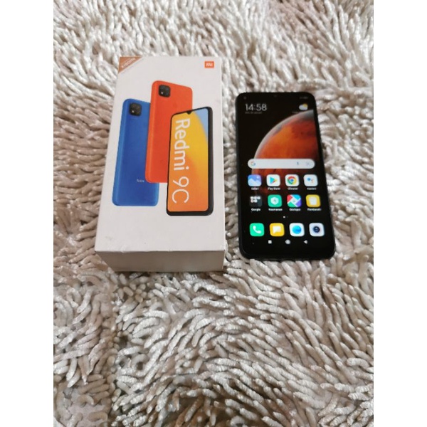 Redmi 9c Ram 4 dan 3 64GB Fulset Garansi resmi