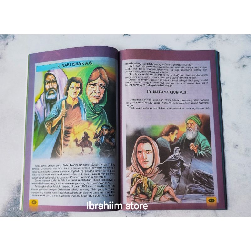 (PREMIUM FULL COLOUR 3 WARNA) BUKU KISAH 25 NABI DAN ROSUL COLOUR FULL BUKU CERITA ANAK ISLAMI