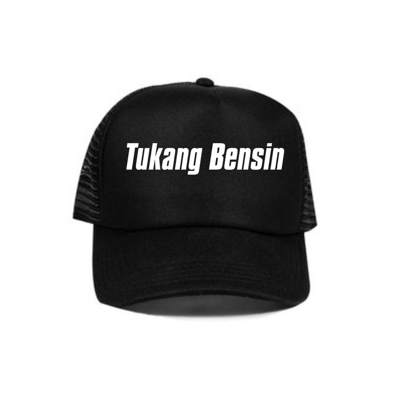 Topi Trucker Jaring HAT CAP Tukang Bensin distro polos custom Unisex