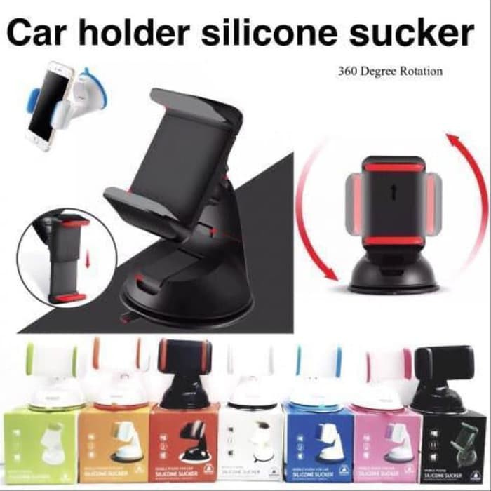 Car Holder Silicon Sucker MSS90 Holder Gps Mobil Stand Hp Universal ACC