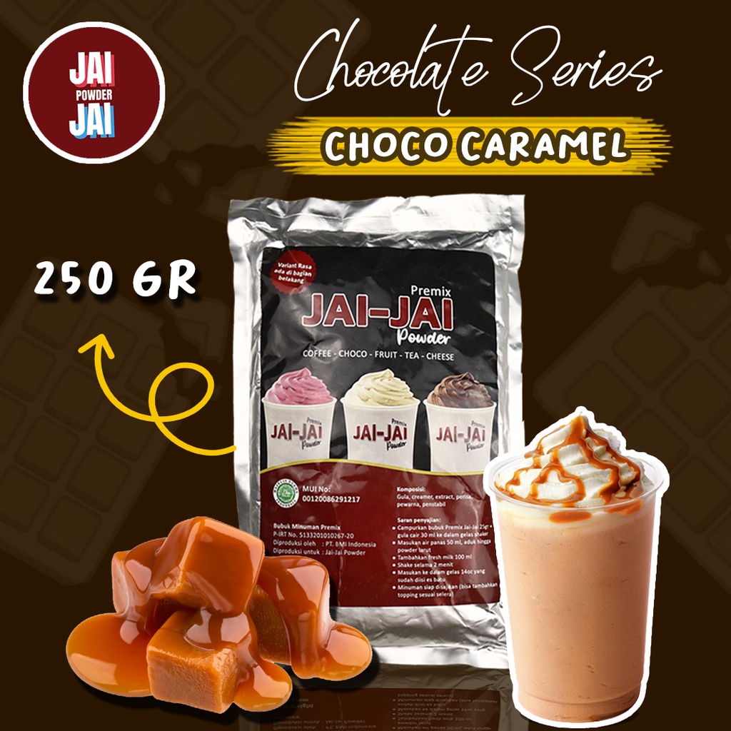 

Bubuk Minuman 250gr - CHOCO CARAMEL - Jai Jai Powder