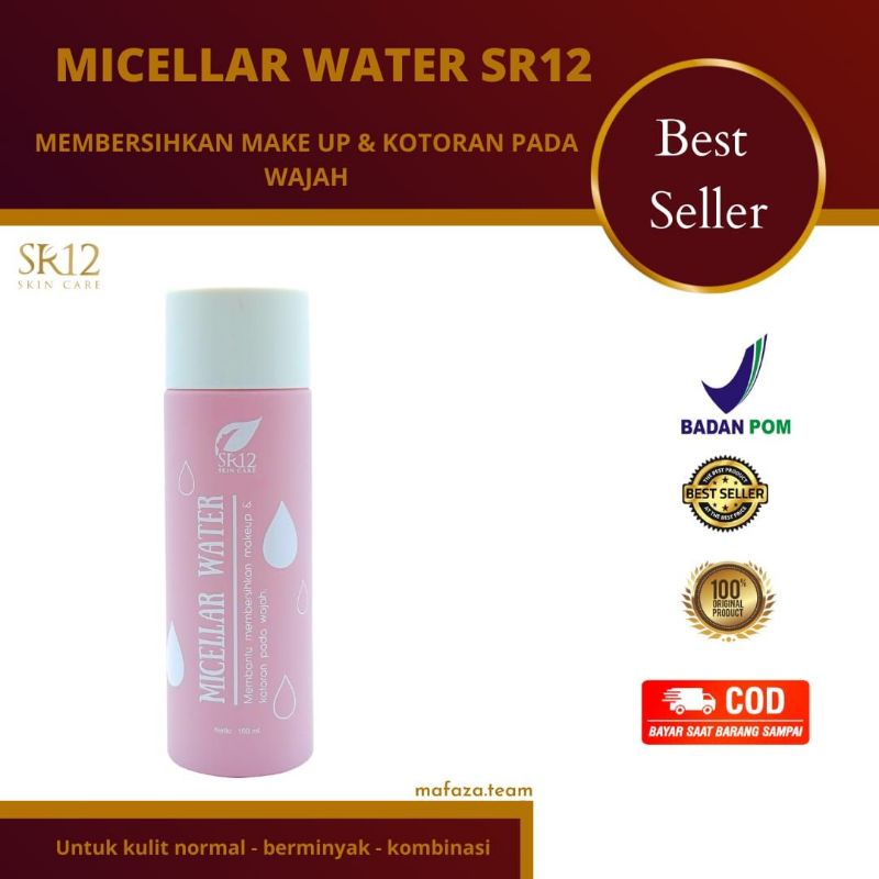 MICELLAR WATER SR12 / PEMBERSIH MAKE UP