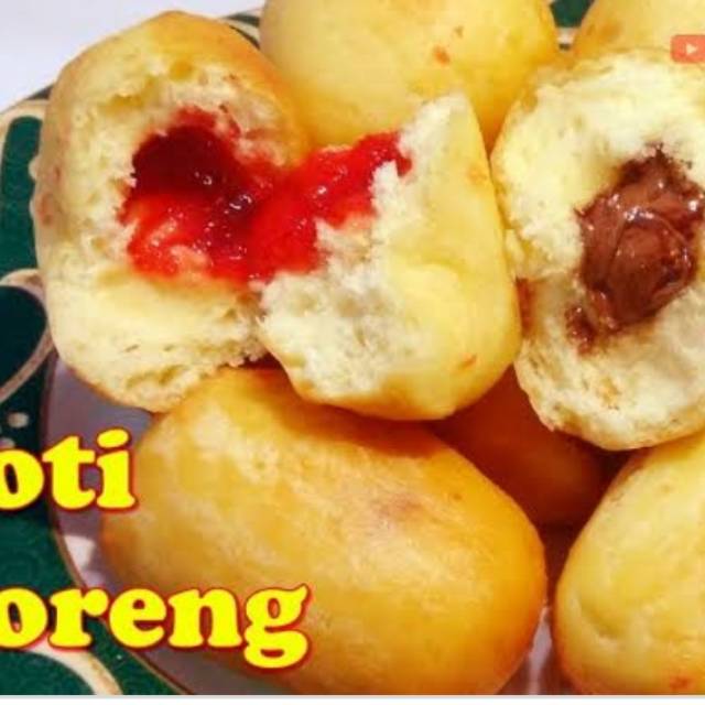 

Roti goreng dan donat gula