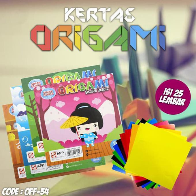 

Kertas Origami Kertas Warna 25 Lembar Sidu (Off-54)