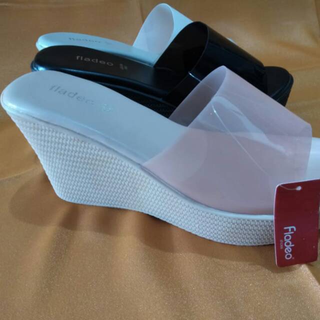 Sanda fladeo wanita//sandal wedges fladeo