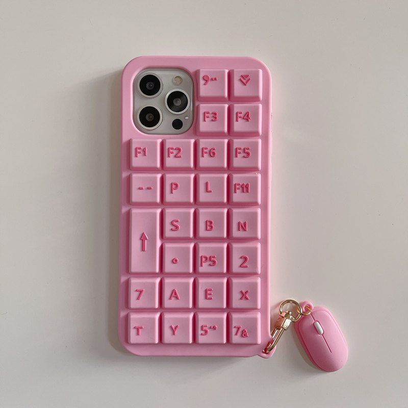 Case keyboard Dekompresi Luminous Untuk iPhone 12 13 14 11 Pro Max X Xs Max Xr dfhef