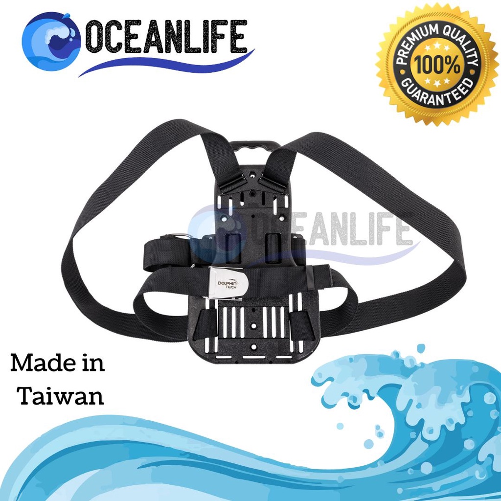 IST BP1-1 Backpack Penyelam Untuk Tabung Oksigen/Classic Diving Backpack With Tank Bands