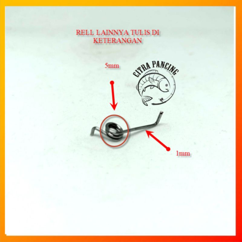 Spare part pancing / Per reel , Bail Arm, Kawat Reel