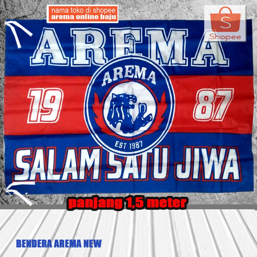 BENDERA AREMA FC LOGO DITENGAH - AREMA ONLINE