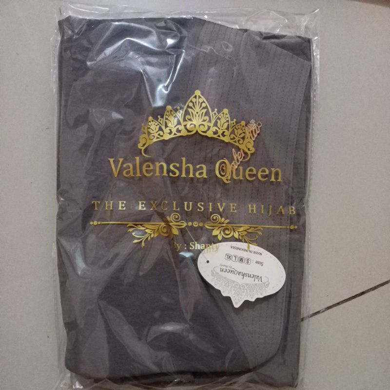 KHIMAR CARLA L ORIGINAL VALENSHA QUEEN-Dark Grey