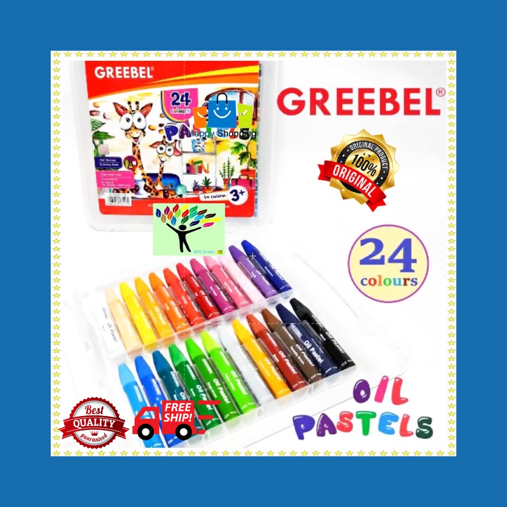 

GREEBEL CRAYON 24 WARNA ORIGINAL