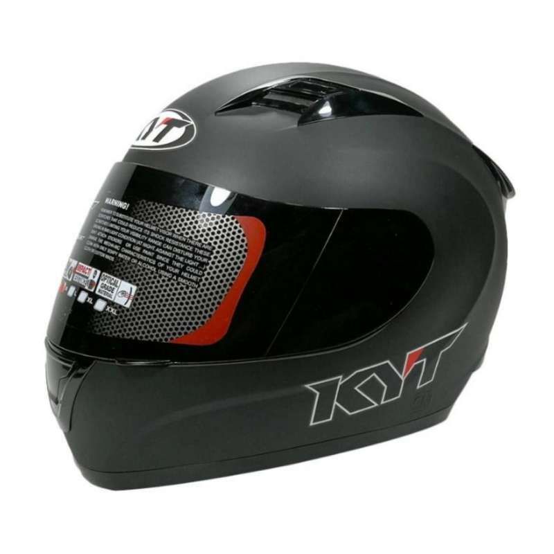 Helm Full Face | KYT R10 Black Dop