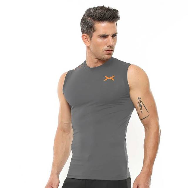 FVS-001AO Sleeveless sport fitness bodyfit FLEX abu