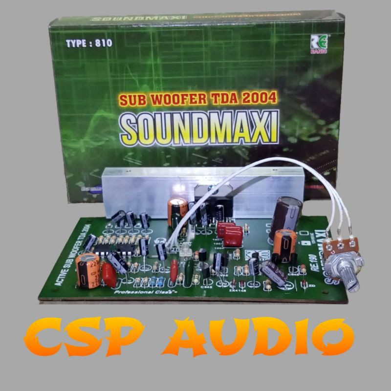 Kit subwoofer 12volt IC TDA 2004/2005 80WATT