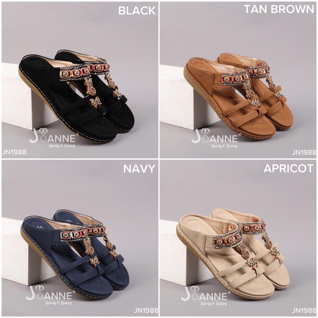 JOANNE Sandals Wanita Shoes #JN1988 ORIGINAL