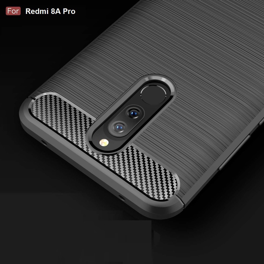 CASE CARBON XIAOMI REDMI 8A PRO casing hp silikon softcase case premium carbon cover