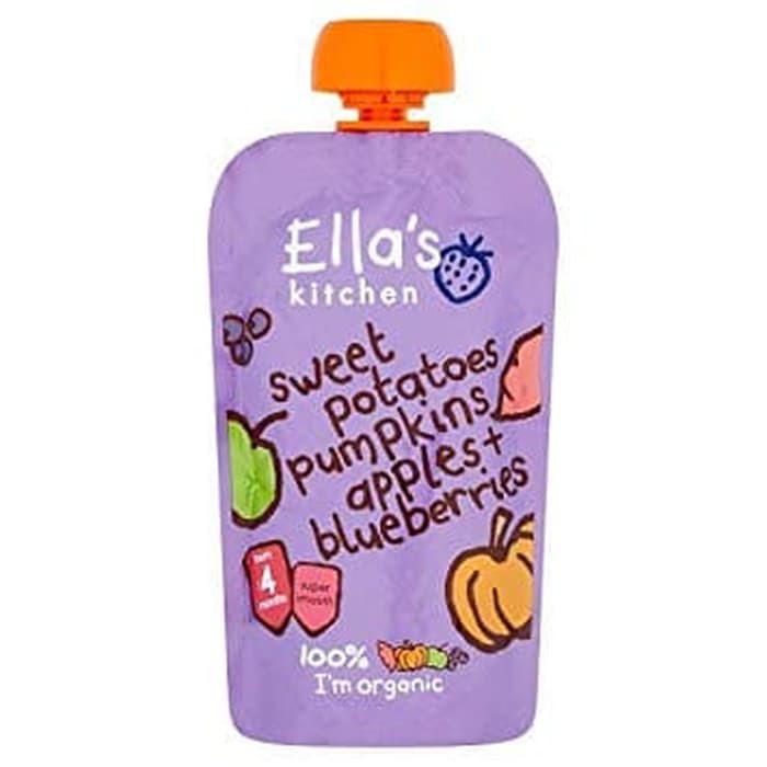 

#HANDCARRY Ella's Kitchen Organic Sweet Potatoes Pumpkins Apples Blueberries - UFOHCR3178