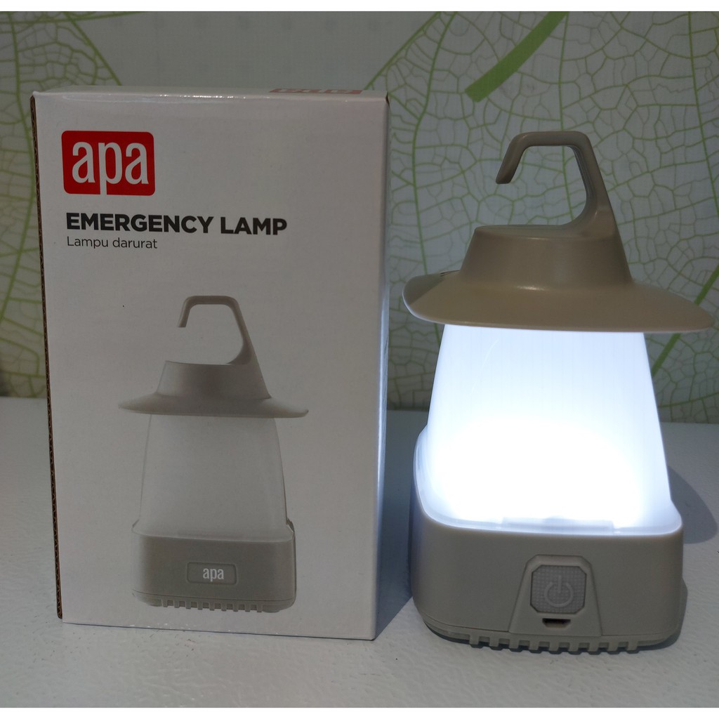 LAMPU DARURAT GANTUNG 10W / EMERGENCY LAMP HANG GREY / RECHARGABLE LAMP