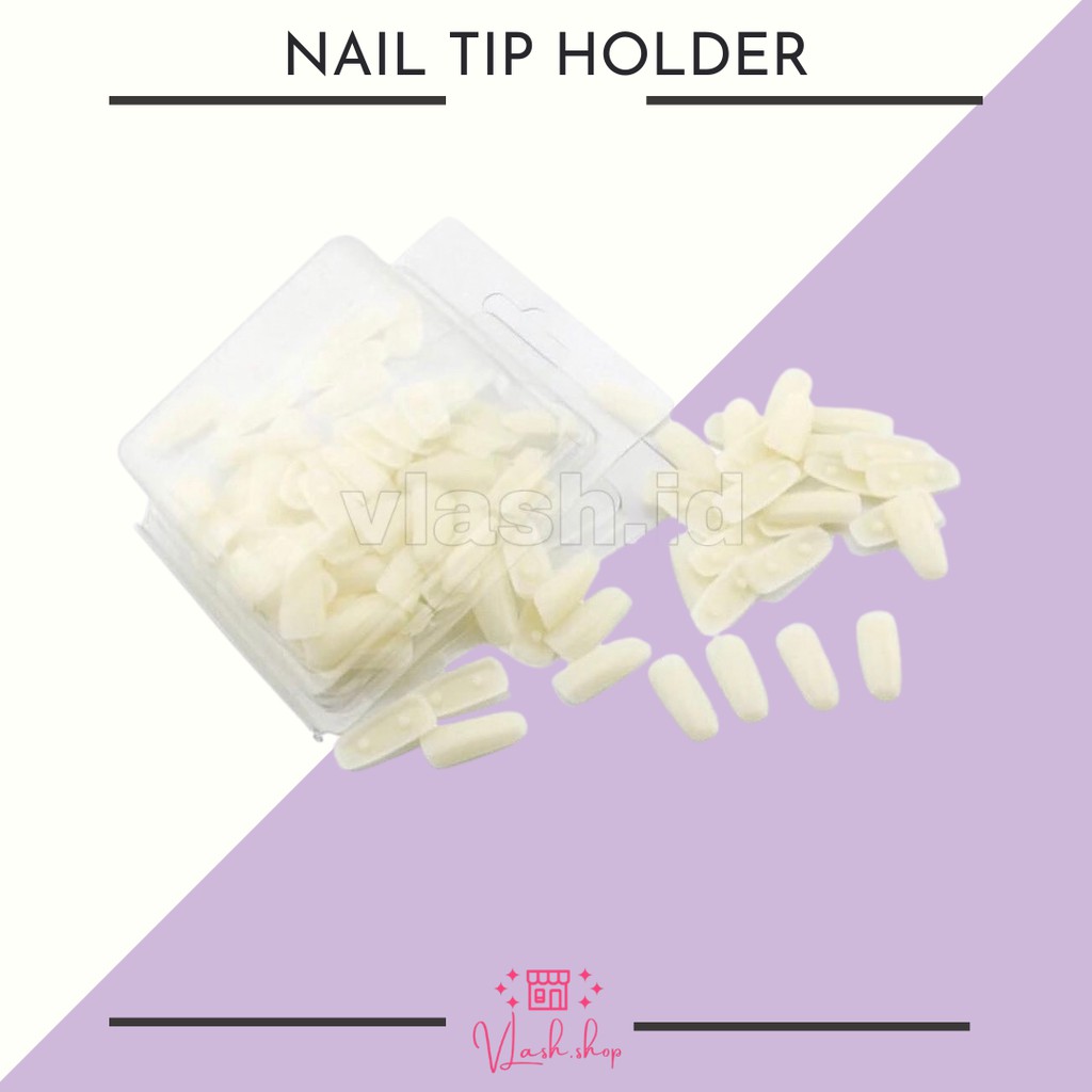 NAIL HOLDER DISPLAY 100 PCS / KUKU PALSU LATIHAN