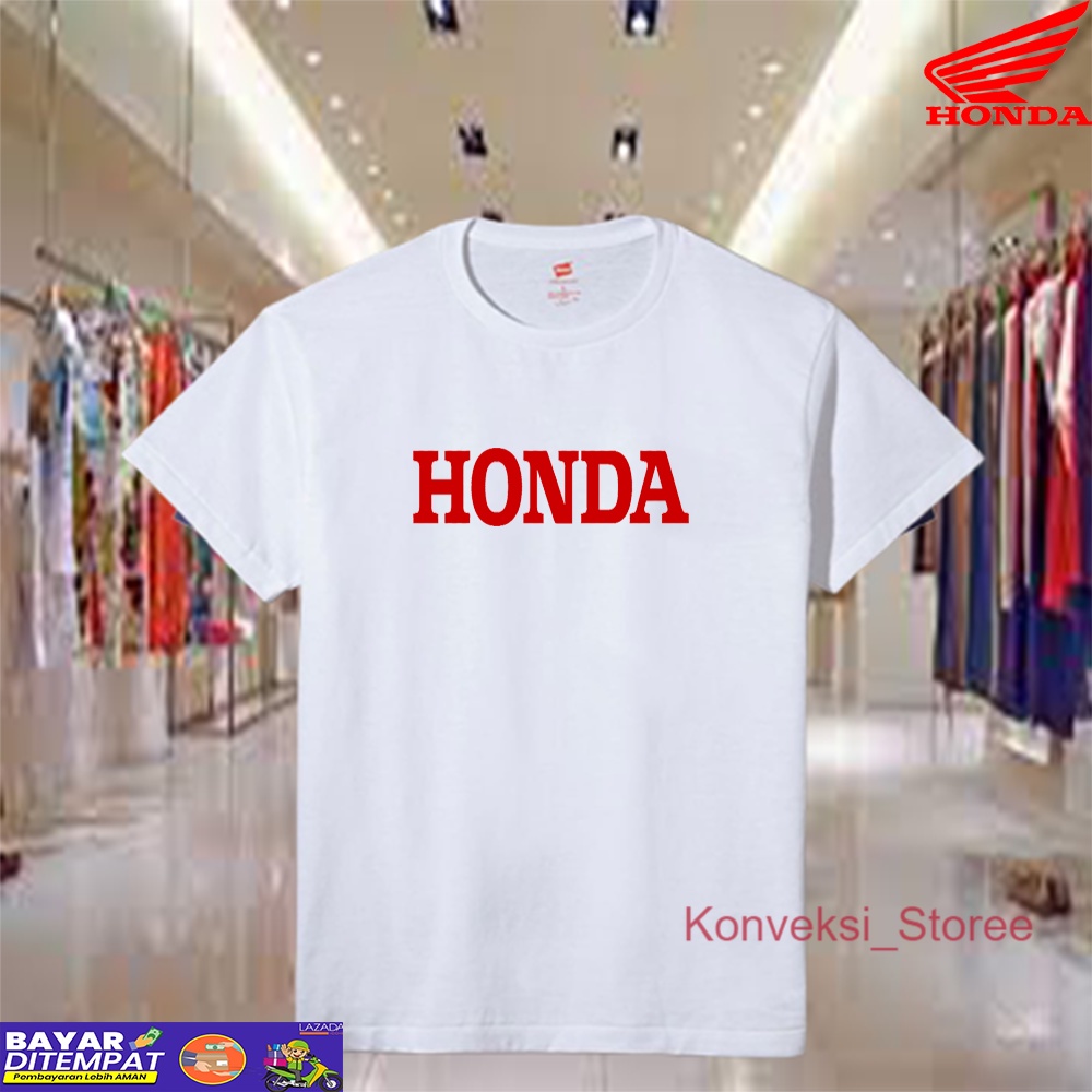 Baju KAOS Lengan Pendek / HONDA // Baju Laki Laki Dewasa / Kaos Laki Laki Dewasa / Baju Kaos Laki La