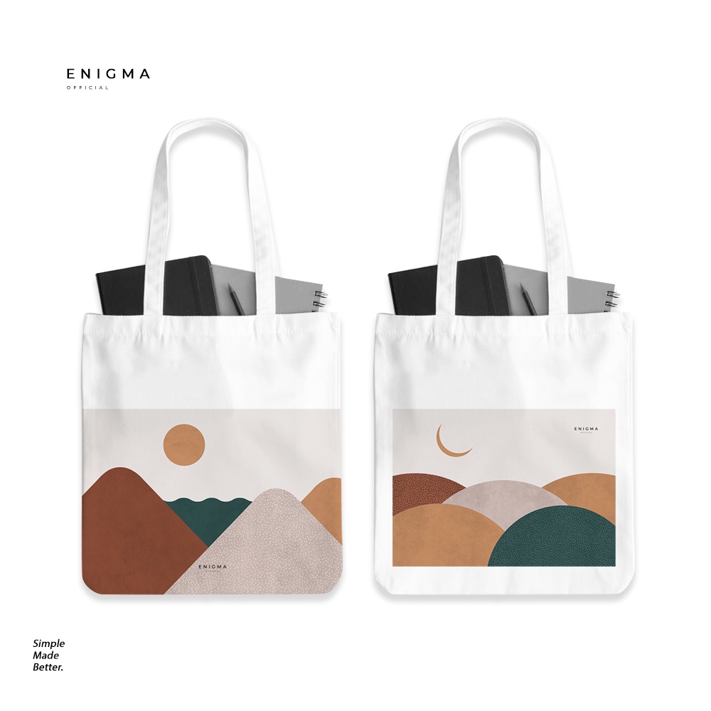 TERBARU TOTEBAG KANVAS AESTHETICS ORIGINAL ENIGMA OFFICIAL TOTEBAG WANITA TAS TOTE BAG