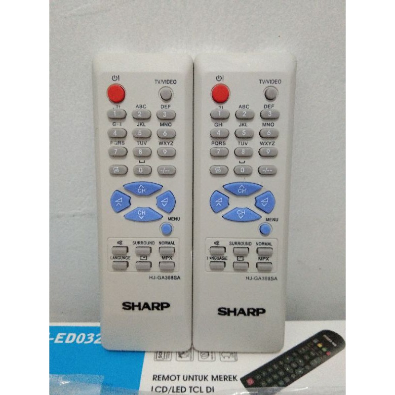 REMOT TV SHARP TABUNG