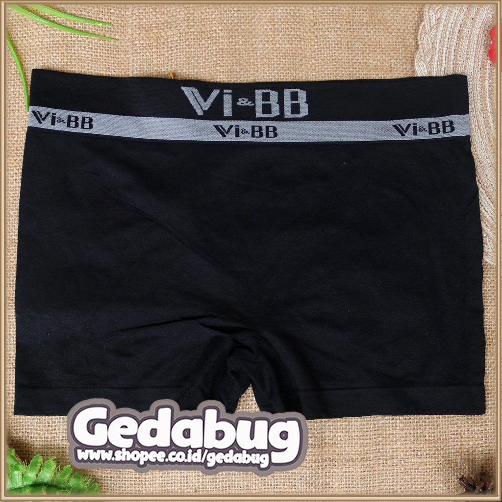 3 Pcs - CD Boxer Pria VI &amp; BB | Celana dalam Pria Supersoft | Keren &amp; Sporty | Gedabug