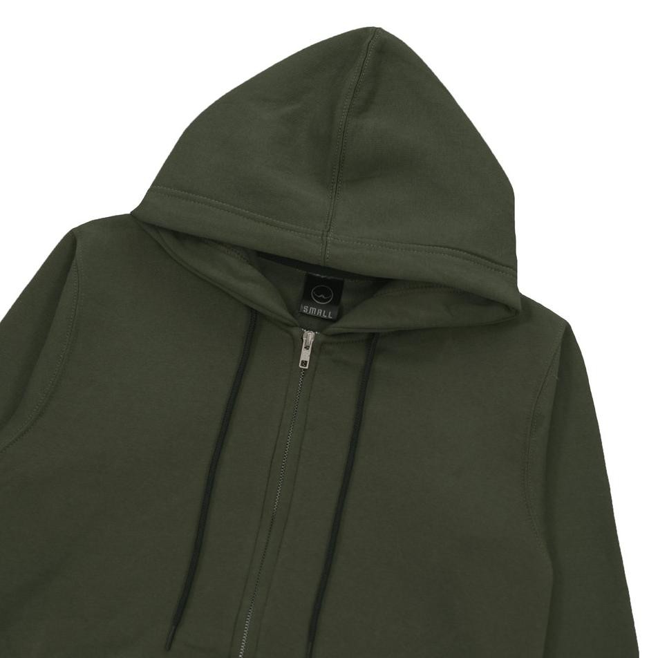 Terlarizz.. jaket by Worth ID Hoodie Zipper Olive ➟