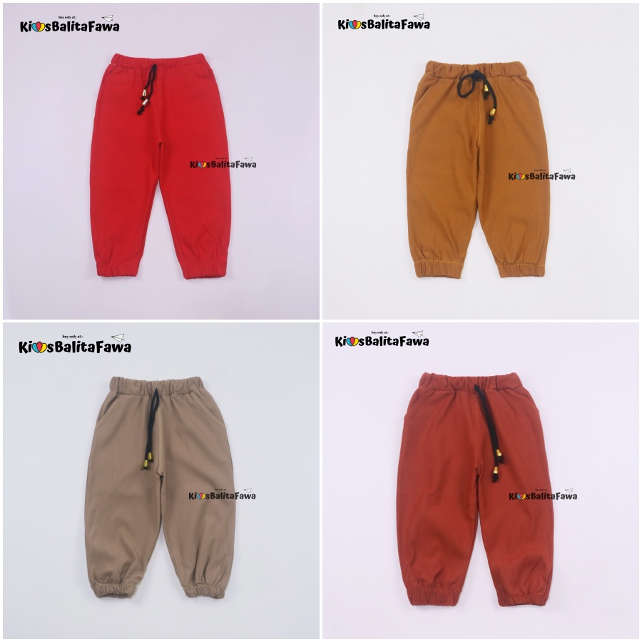 Jogger Premium Polos Uk. 4-5 Tahun / Joger Denim Anak Laki Perempuan Pants Panjang Jeans Polos