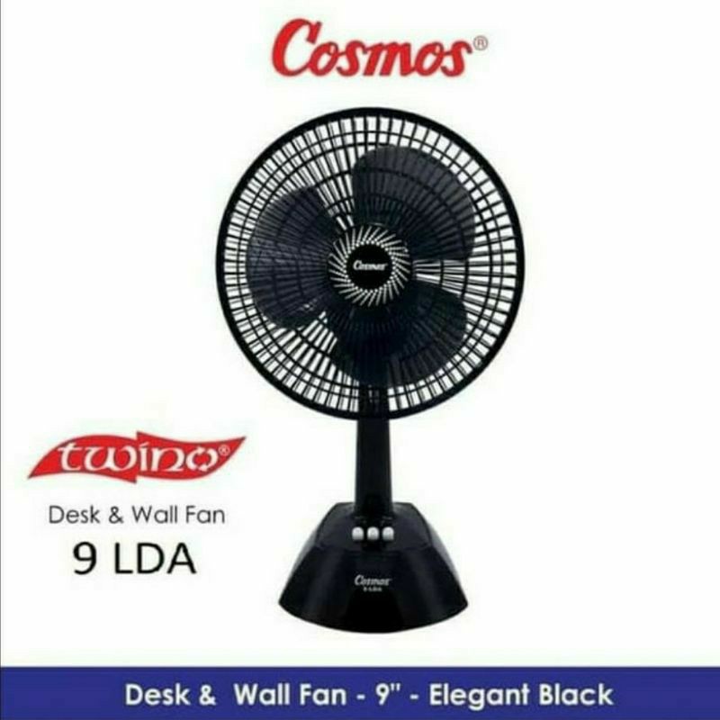 KIPAS ANGIN COSMOS 9 LDA | COSMOS KIPAS ANGIN DUDUK 9INCH