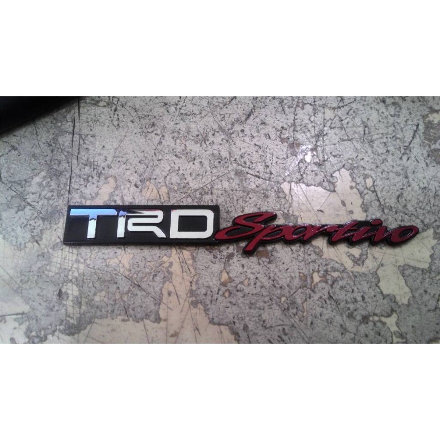 Emblem Logo Toyota TRD Sportivo Model Original