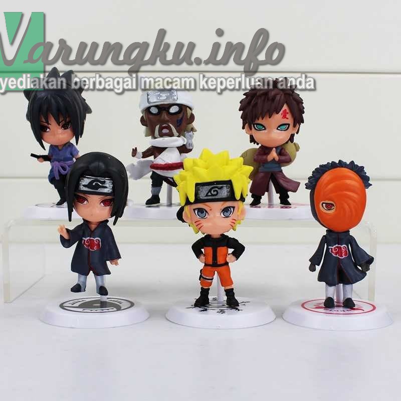 Harga Termurah Action Figure Naruto 6 PCS Original