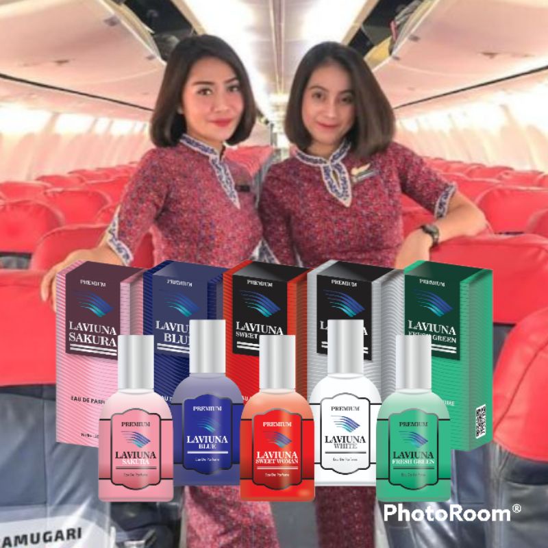 PARFUM GARUDA LAVINA ORIGINAL GARUDA INDONESIA 5 VARIAN 60ml Parfum Wanita Pria tahan lama Parfum Pramugara Parfum Pramugari