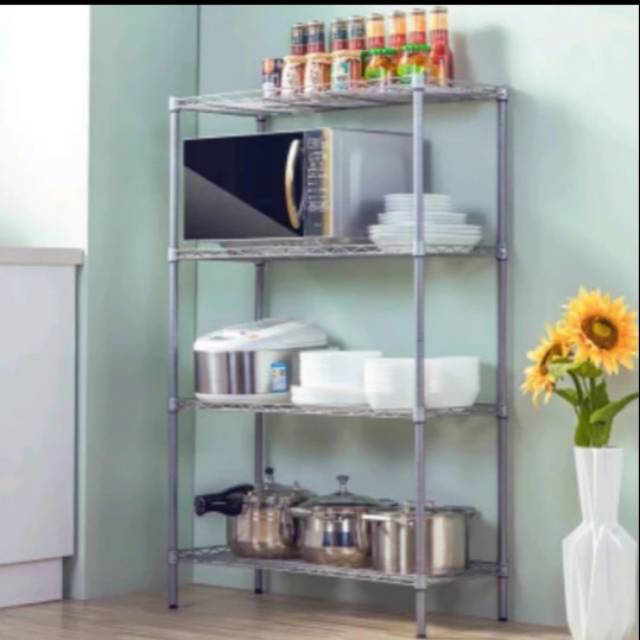 RAK BESI KRISBOW 4 TINGKAT