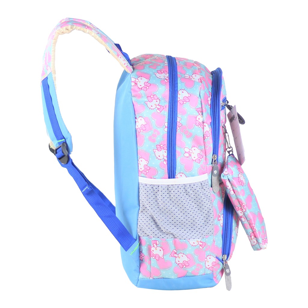 Tas Anak Perempuan Unicorn Hello Kitty Bonus Tempat Pensil Raincover Ransel Gendong Anak Ransel SD SMP Remaja Perempuan Cewek Fashionable Backpack Stylish Keren Multifungsi Backpack Cahaya Kitty Tas Import Bahan Tebal Jahitan Kuat Laptop In LKS Buku Tema