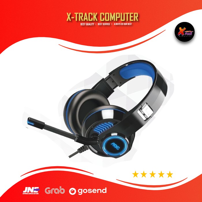 Headset Gaming AOC HS100 3.5 Channel Sound Effect